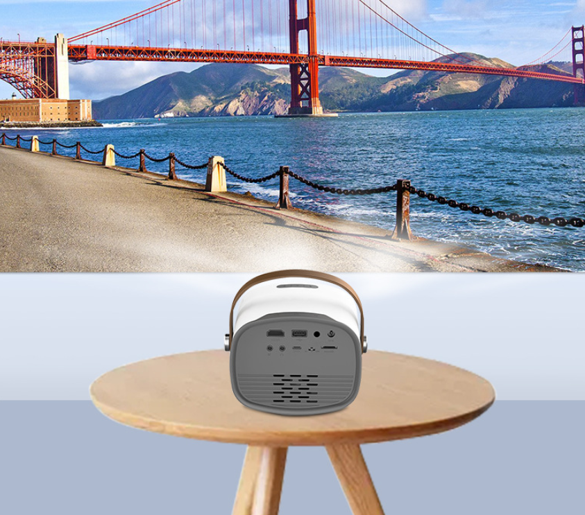 Projecteur Portable HD 1080P avec Haut-Parleur Intégré