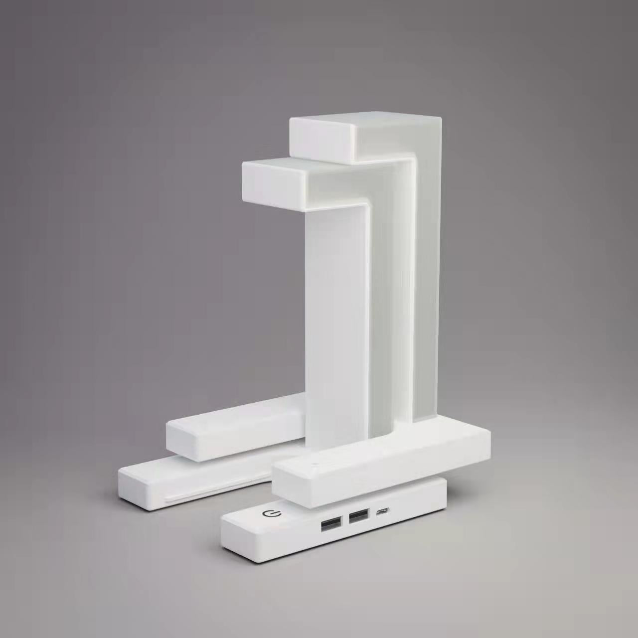 Lampe de table flottante avec chargeur sans fil pour smartphone
