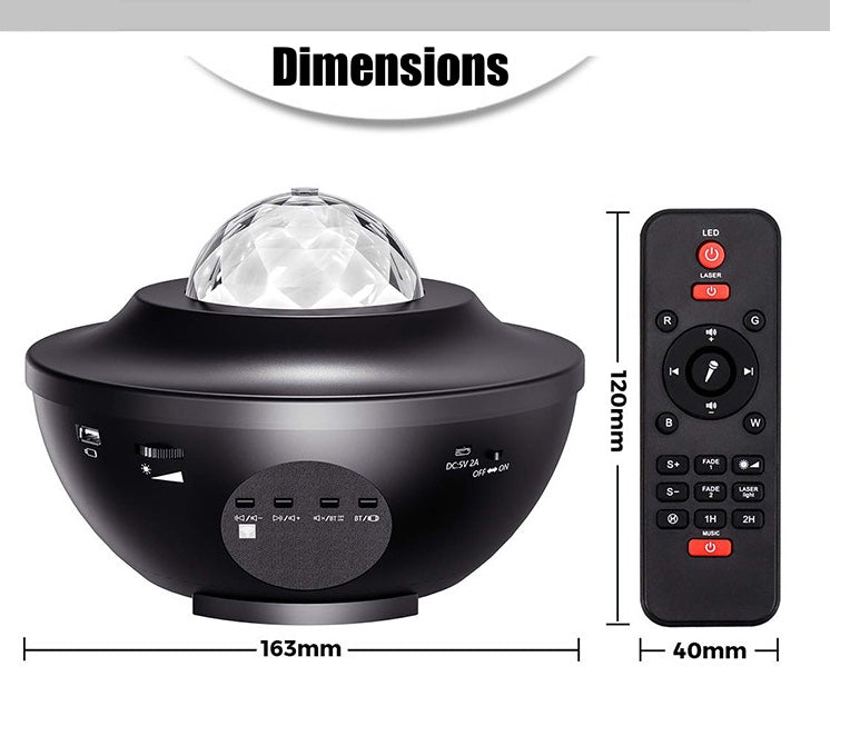 Veilleuse LED avec lecteur de musique Bluetooth et USB