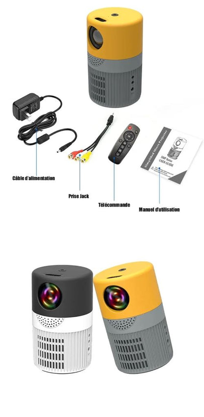 YT 400 Projecteur WiFi 5G/2.4G Full HD 1080P avec Audio de Qualité